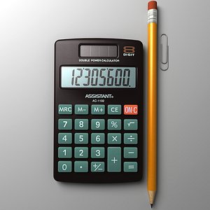 max calculator pencil