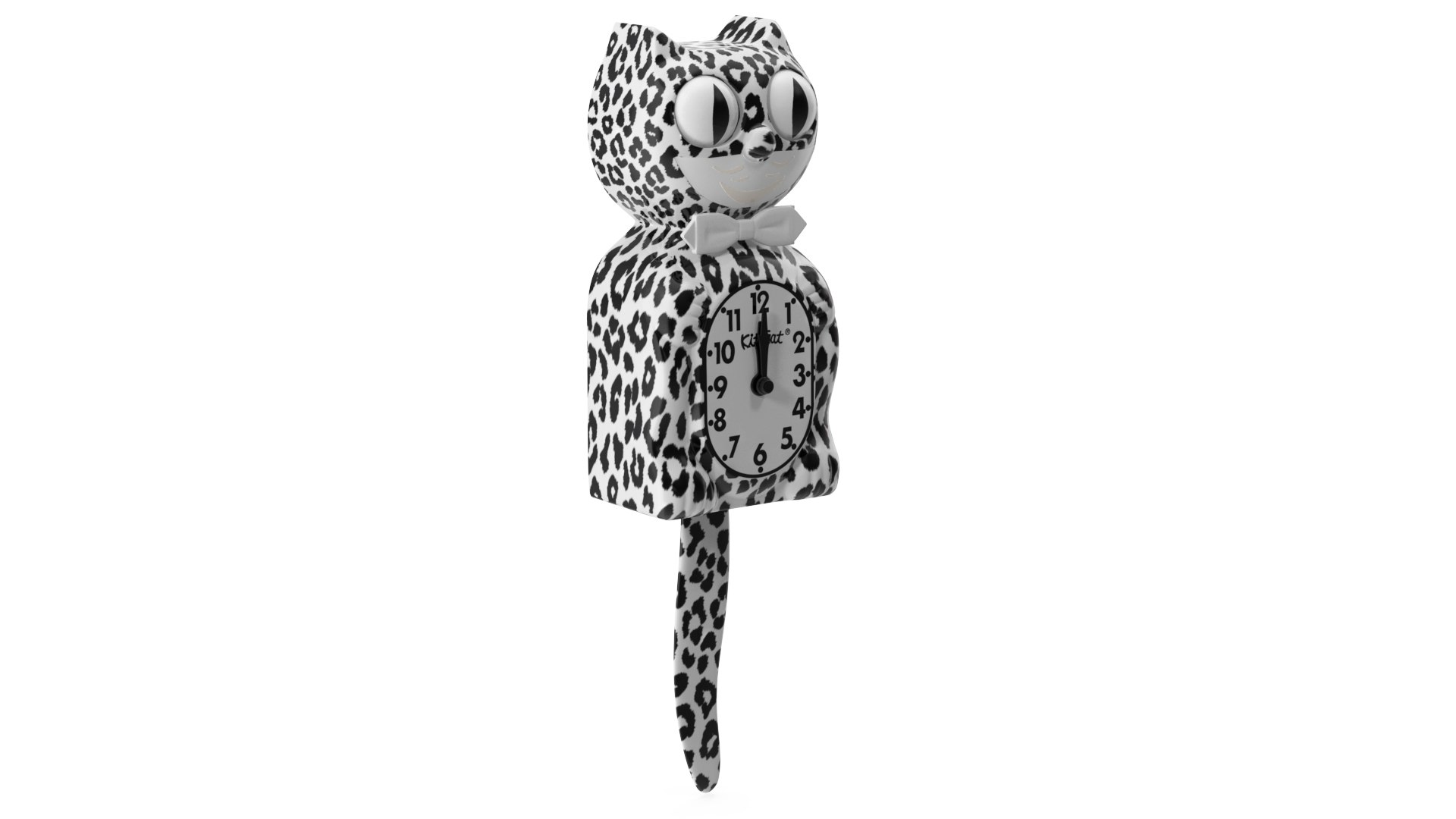 Leopard Kit Cat Clock Exotic Pet(1) 3D model preview