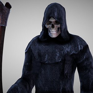 Grim Reaper Low-poly 3D model 3D