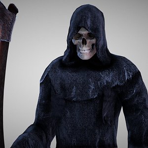 Grim Reaper Low-poly 3D model