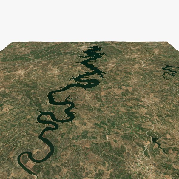 modelo 3d Odeleite River The Blue Dragon River TurboSquid 2110479