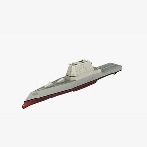 Zumwalt Class Stealth DDG
