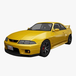nissan gtr- r33 3d max