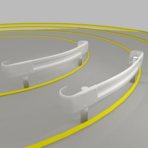 3D japanese curved guardrails