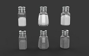Salt and Peppers Shakers 3D model 3D model