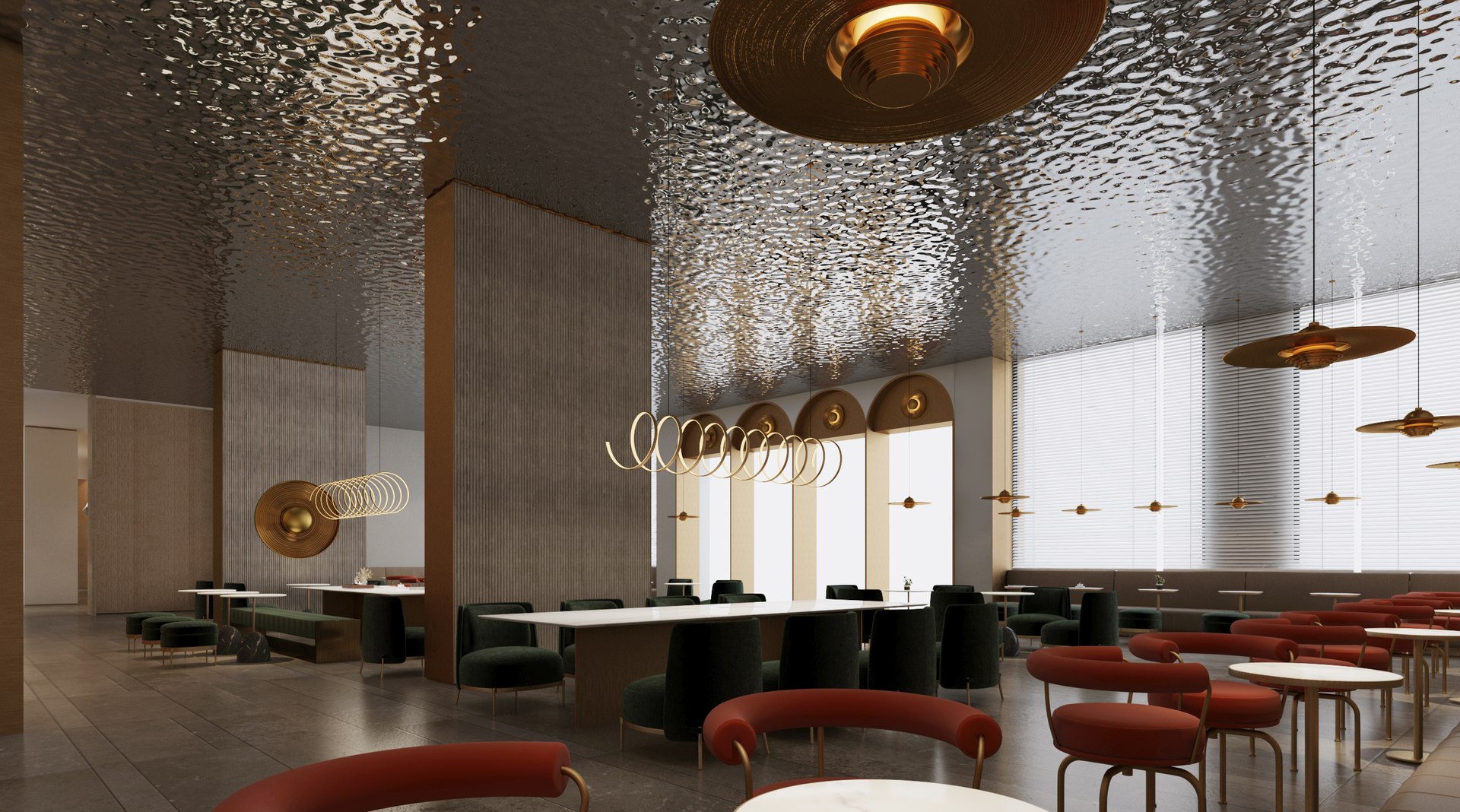 Lobby And Restaurant And Cafe And Book Bar 3D Model - TurboSquid 2219642