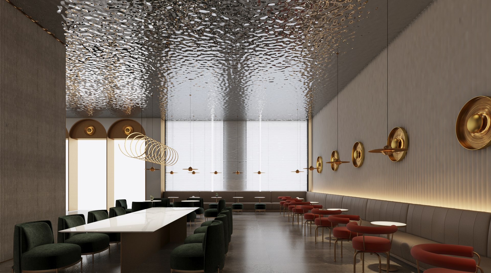 Lobby And Restaurant And Cafe And Book Bar 3D Model - TurboSquid 2219642