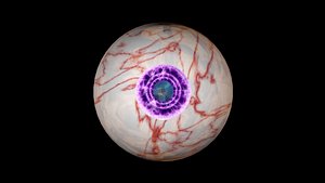 Free rigged eyes of piercing sight