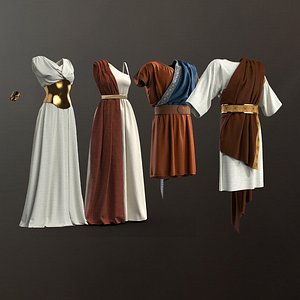 Collection Of Ancient Greek Outfit