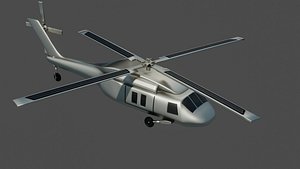 3D helicopter model