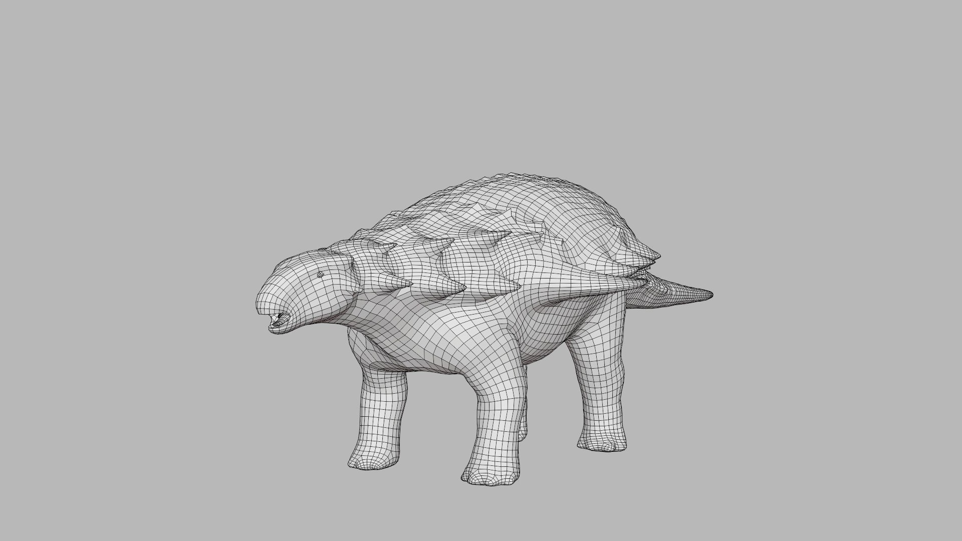 Nodosaurus Basemesh Low Poly model - TurboSquid 1994699