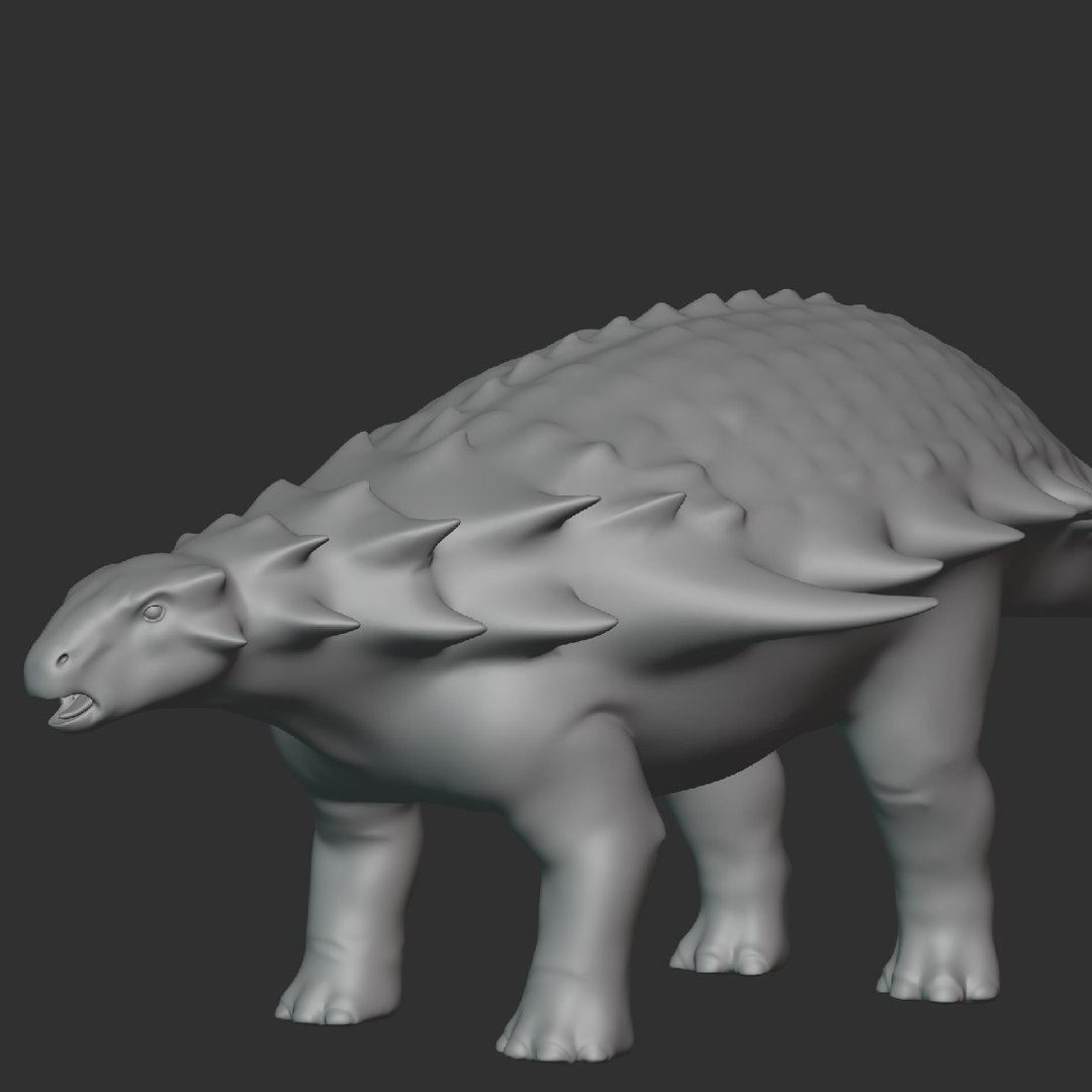 Nodosaurus Basemesh Low Poly model - TurboSquid 1994699