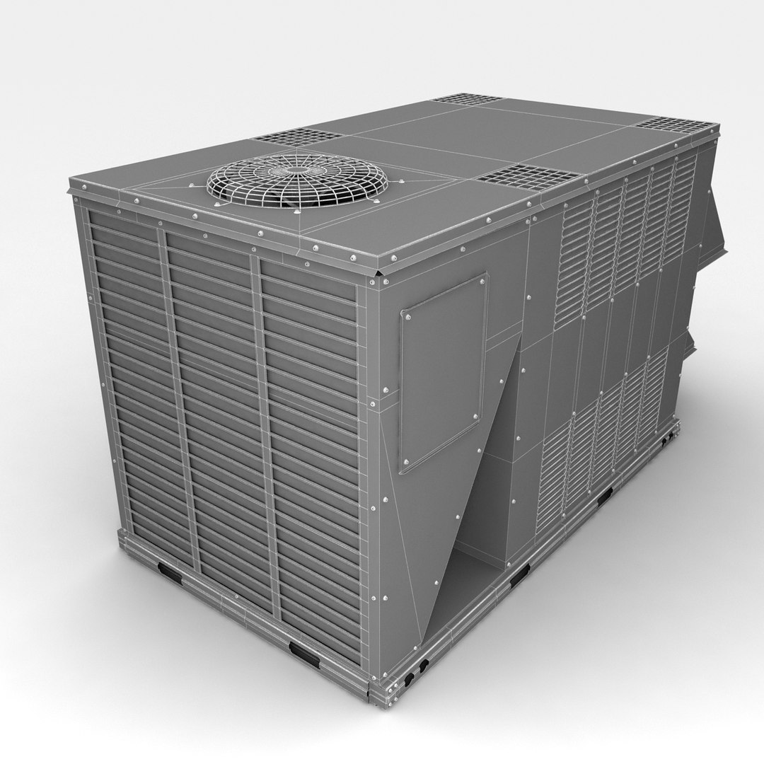 3D Rooftop Ac Unit Model - TurboSquid 1474851