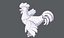 Chicken cartoon baseV02