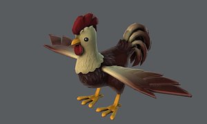 Chicken cartoon baseV02