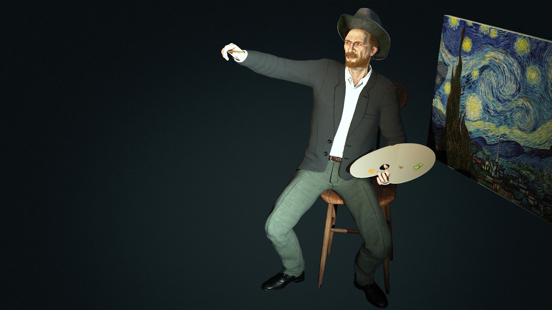 van Gogh 3D model https://p.turbosquid.com/ts-thumb/YU/2w516P/fs/v3/jpg/1676915915/1920x1080/fit_q87/7f52ec020f3633c91a5b577fb27a8e6c8f61c107/v3.jpg