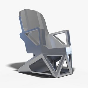 3D sci-fi chair