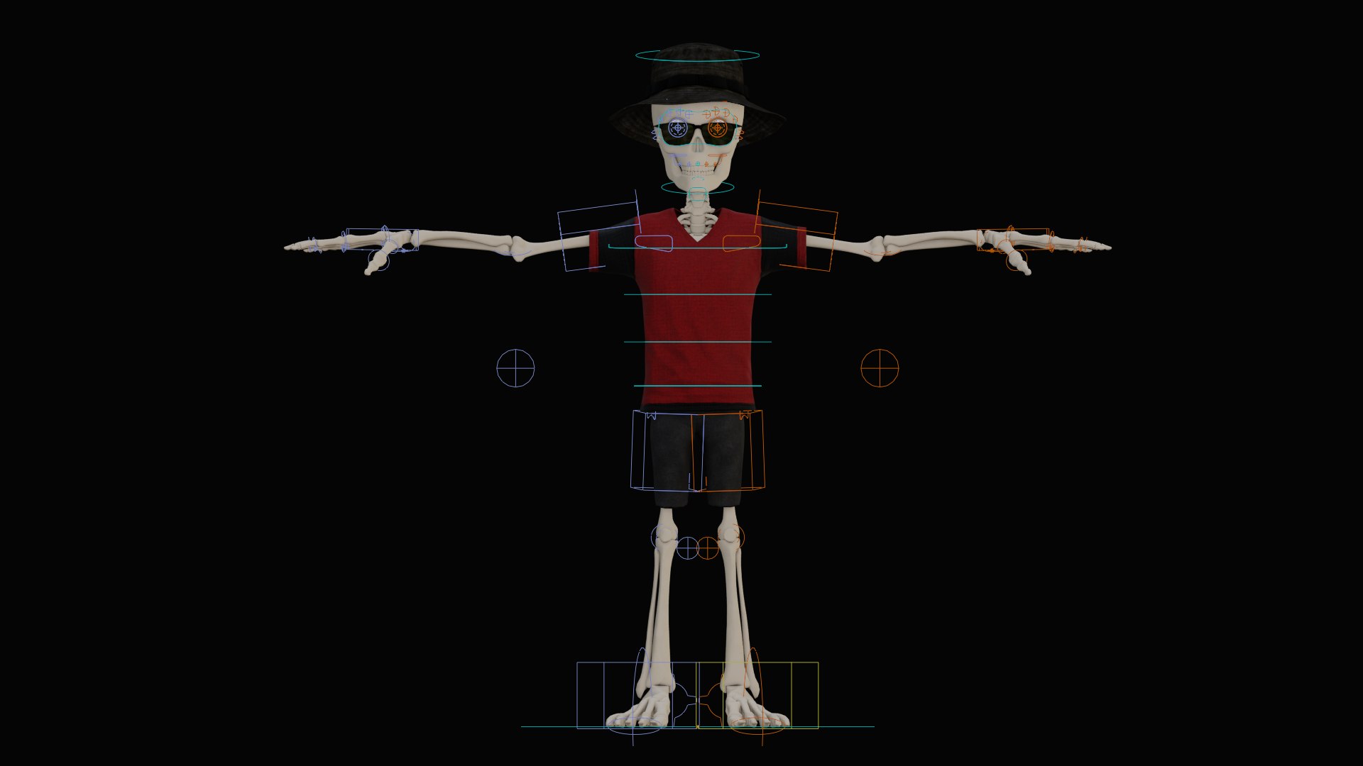 3D Skeleton Cartoon Scary - TurboSquid 2130242