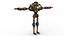 cartoon robot 3D model