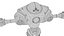 cartoon robot 3D model