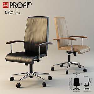 Leather office chair PROFIM nico 31z