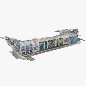 Abandoned building Photoscanned 3D model 8k texture