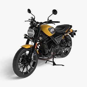 3D Harley Davidson X440 -  Vivid Mustard - Game Ready 3D Model