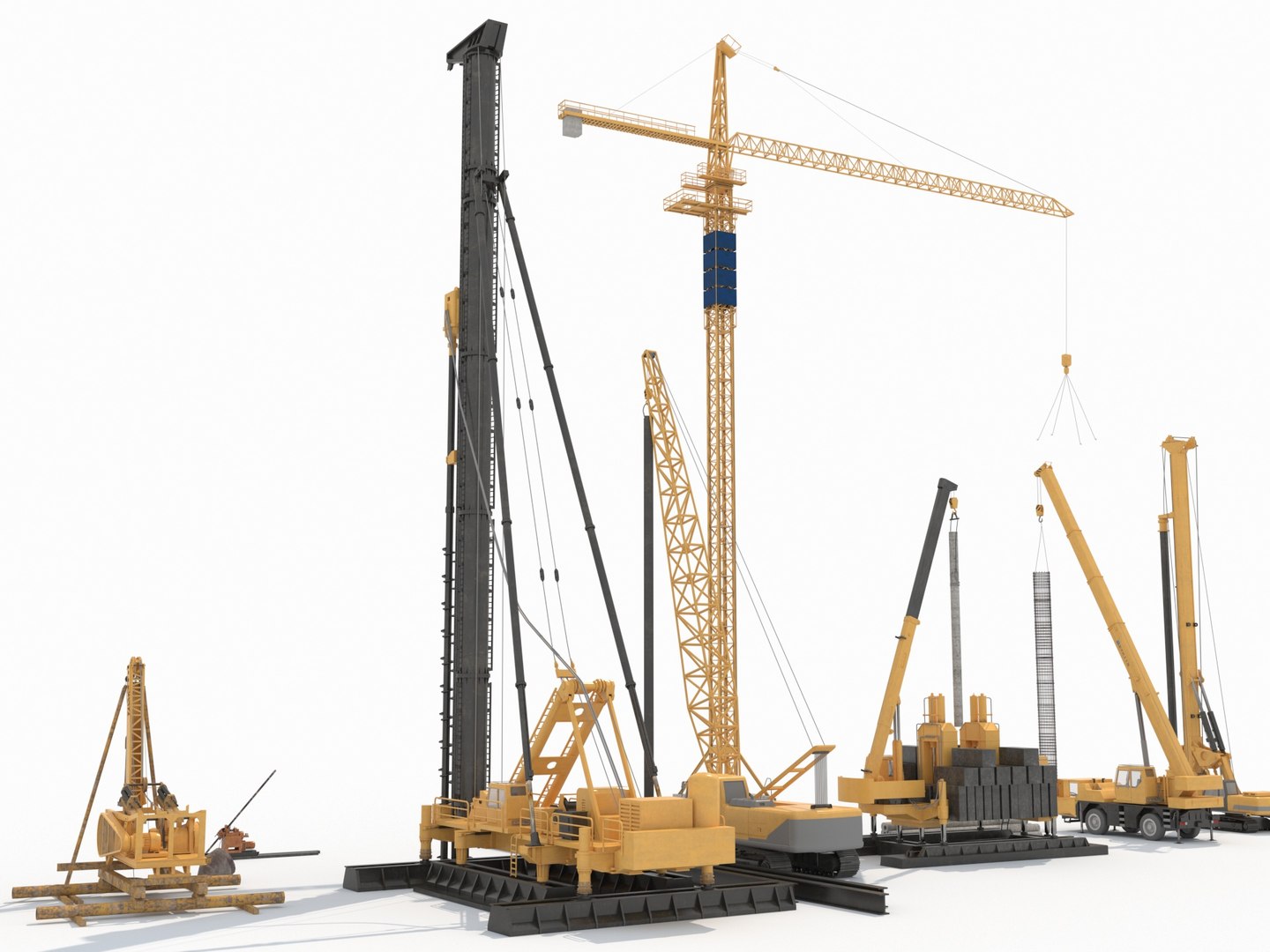 3D Construction Equipment - TurboSquid 2128859