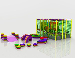kindergarten indoor play 3d model