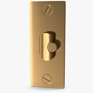 lock golden deadlatch 3D model
