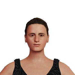 Rigged Brunette Female