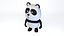 Personaggio dei cartoni animati di panda umanoide