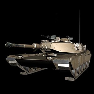 free max model abrams m1a1 tank