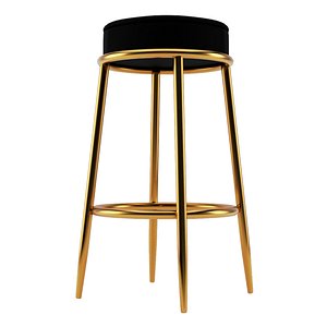 Luxury Art Deco Bar Stool