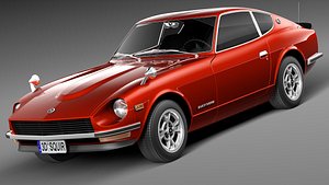 datsun 240z 1969 3D model