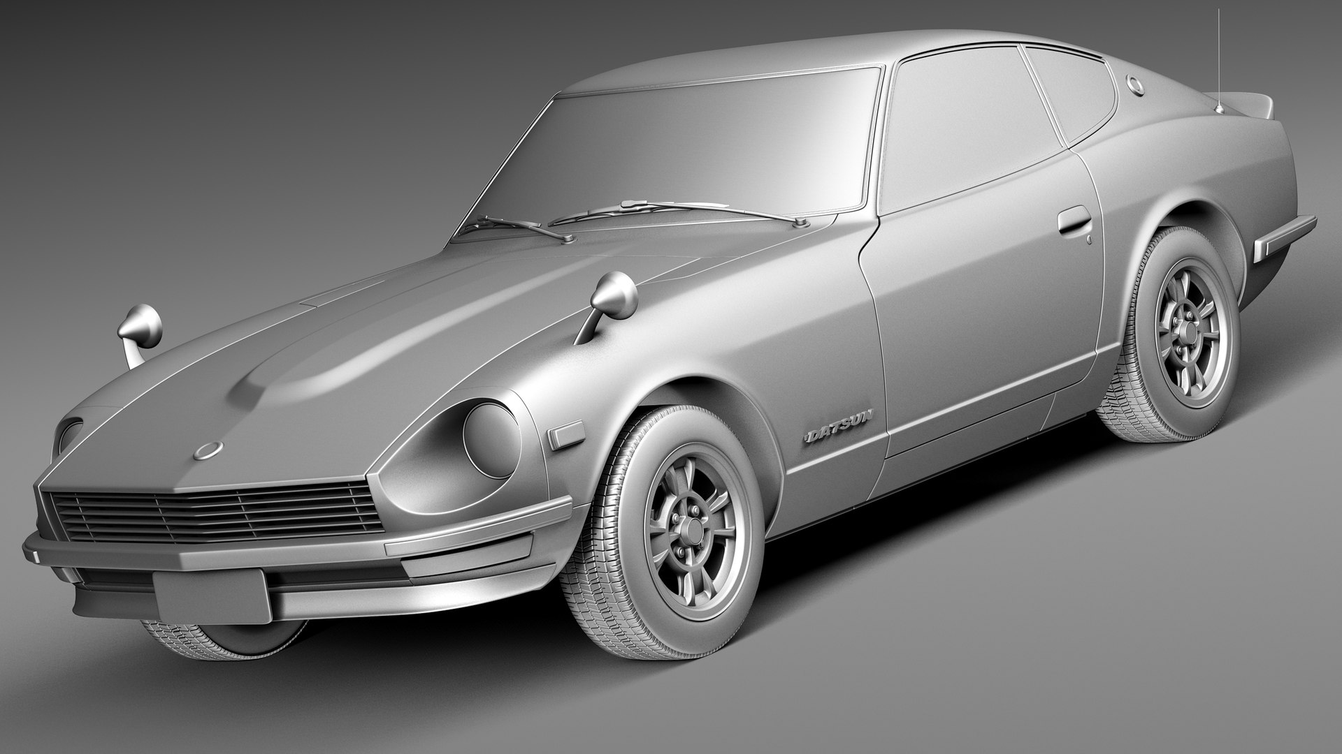 Datsun 240z 1969 3D Model - TurboSquid 1313364