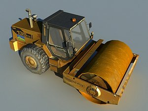 3d road roller