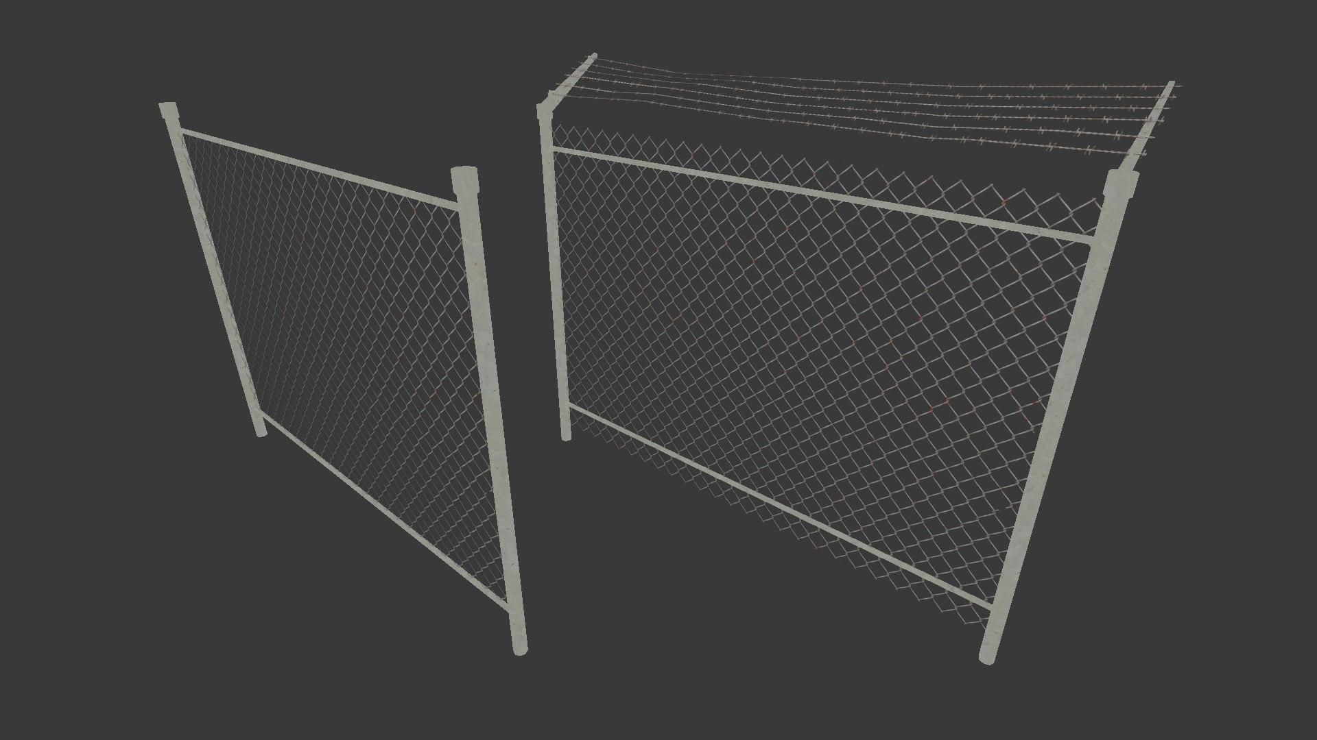 chain-link fence set 3D https://p.turbosquid.com/ts-thumb/YU/bHUu8f/GVG4CN5O/rend5/png/1551215870/1920x1080/fit_q87/a9e35c50f51a5bf3c1bb126ddc88b257285a62a8/rend5.jpg