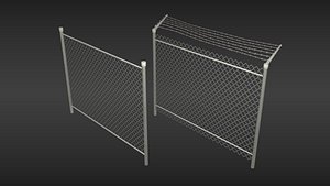 A chain-link fences set