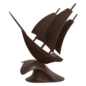 Wooden Sailboat model