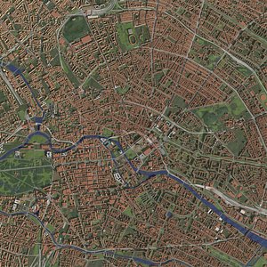 3D Capital cities in Europe set 01