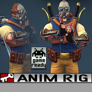 3D model rig