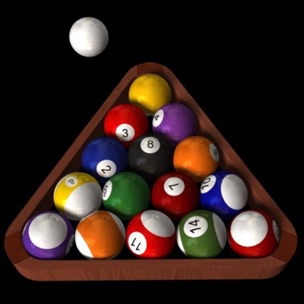 3d pool balls