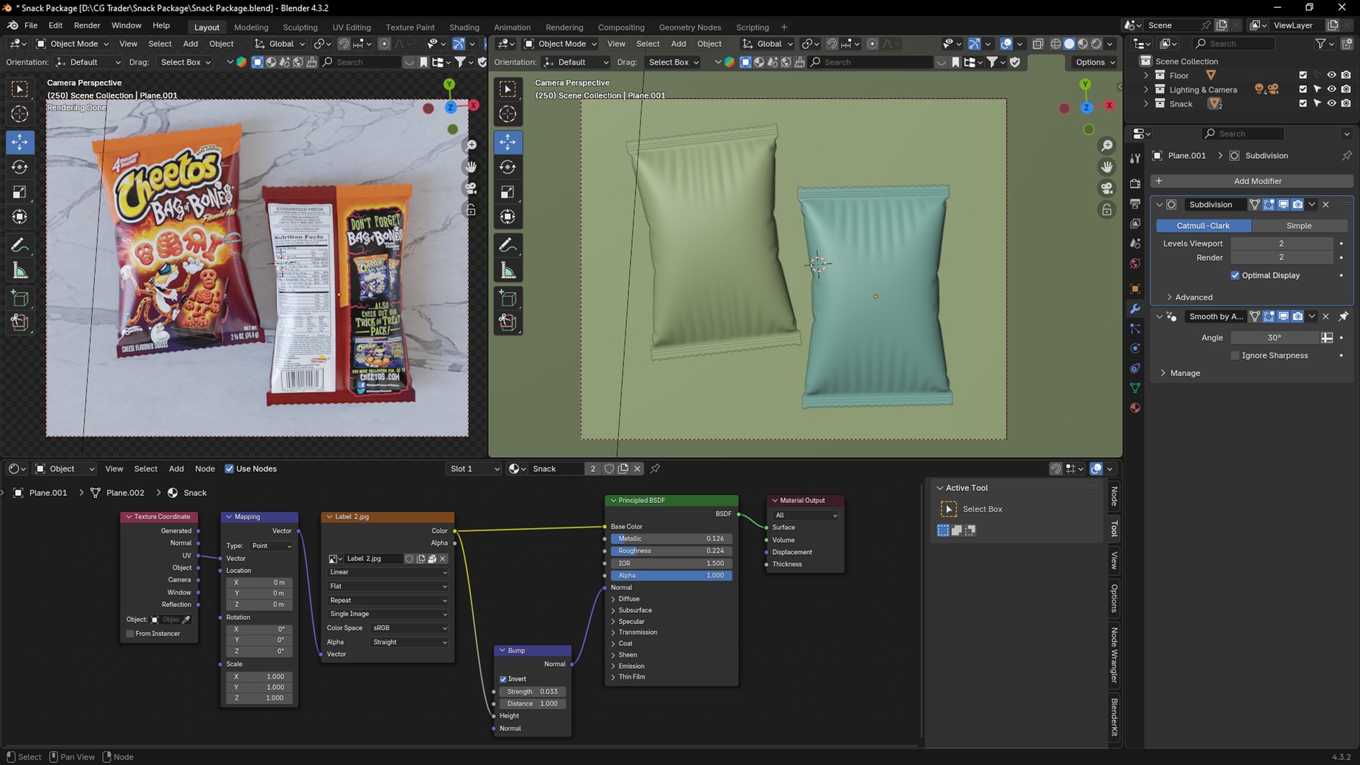 Snack Package 3D Model - TurboSquid 2335343