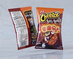 Snack Package 3D model