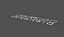 Concrete Wall set 02 3D model