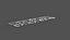 Concrete Wall set 02 3D model