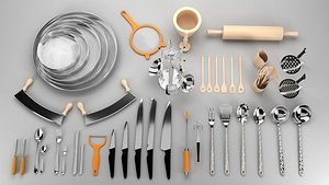 kitchen tools kit 3D