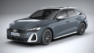 3D Audi S5 Avant 2025