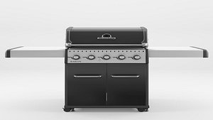 Baron Barbecue and Grill 3D Model